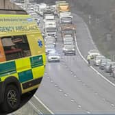 National Highways have revealed that a collision involving eight vehicles caused problems on the M1 this morning. 