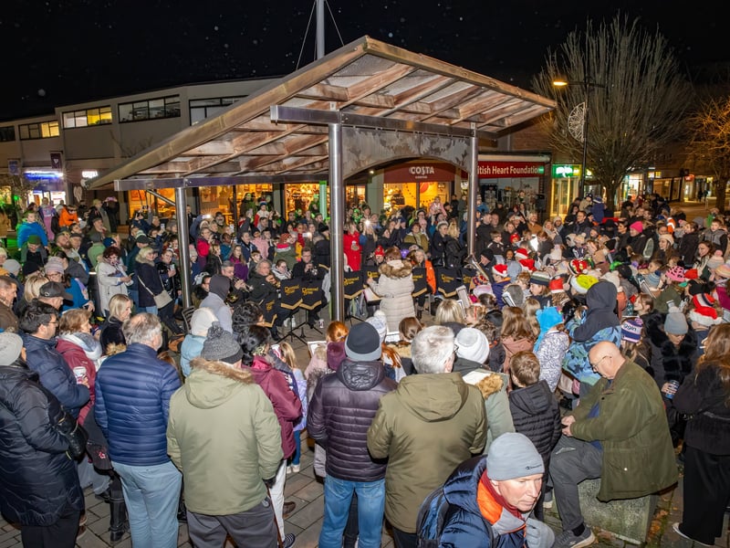 Waterlooville Town Centre will play host to an evening of live music, local choirs and brass bands on Thursday, November 27.
Santa will be on hand to turn on the lights between 5pm and 7pm.