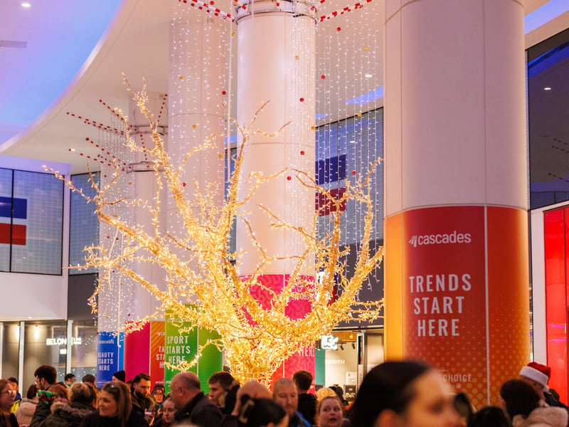 The Commercial Road light switch was held on Saturday, November 22. For a second year in a row the event was been moved into Cascades Shopping Centre due to adverse weather.
