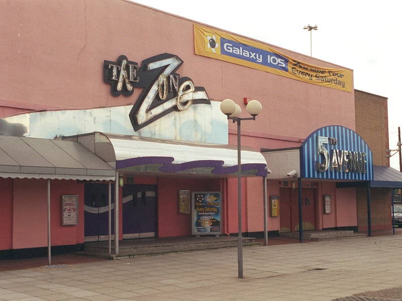 The Zone nightclub, Rotherham, in 1999