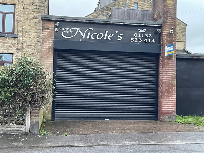 Nicole’s café, located on Annie Street, Morley, has been put up for sale at an asking price of £44,950.