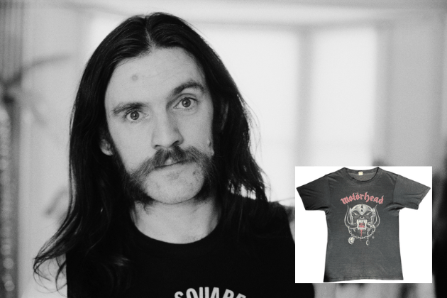 This rare, vintage original black T-shirt hails from Motörhead’s legendary 'Iron Fist' tour in 1982. The front graphic proudly displays the iconic War-Pig (Snaggletooth) mascot, instantly recognizable to fans of heavy rock. The back of the shirt features select dates from their intense 1982 live assault across the UK and beyond. Though the original USA-made cotton label is now faded, the shirt is consistent with early 80s production. It shows desirable mild wear and a soft vintage feel, marking it as a genuine, worn-in piece of Motörhead history.