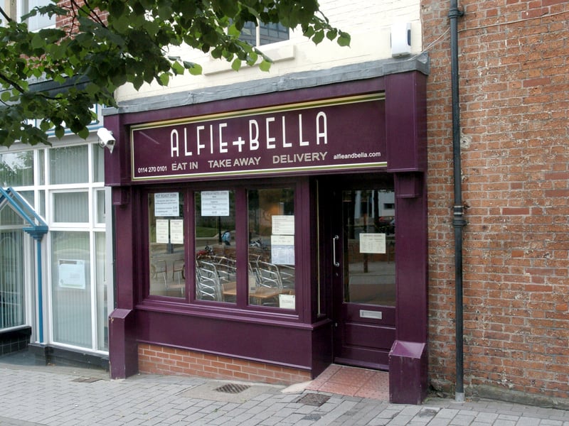 Alfie & Bella takeaway, on Howard Street, Sheffield, in June 2006