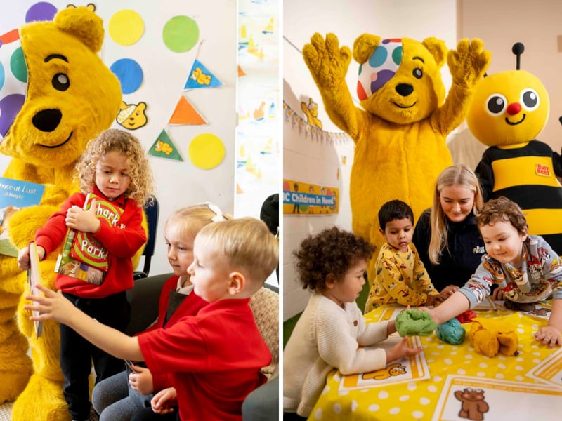 Children at Busy Bees nurseries in Sunderland have been taking part in a range of activities for Children in Need.