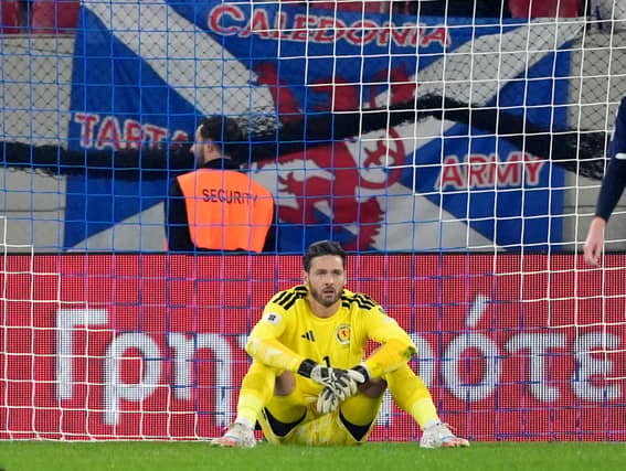 More than justified his selection despite having not played a minute of senior football with Hearts this season. A string of excellent first-half saves to keep the Greeks down to one goal in the first half. Will be a tad disappointed he battled a howitzer from Tzolis into the top corner of the net. Cap No 82 for the 42-year-old. 7