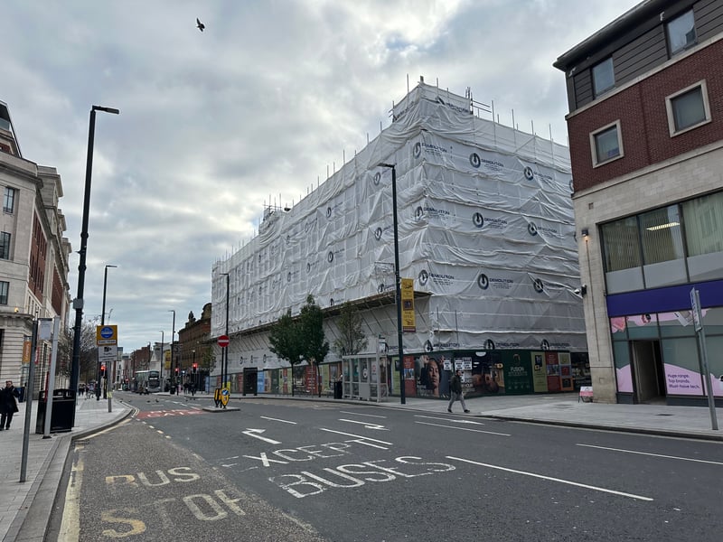 It was once at the heart of Leeds City Centre’s retail offering. But today The Core is now just a shell of its former self as demolition work continues on the site which has stood on the Headrow and Land’s Lane since 1987. Plans will see the centre make way for new shops and student flats.