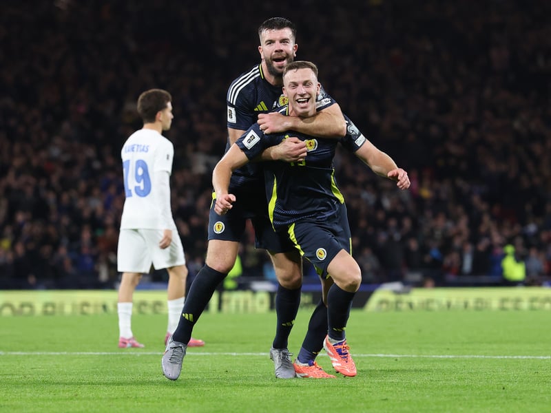 There will be a clamour for Billy Gilmour to return against Denmark and it’s tempting. Ferguson would be one of the candidates to drop out but do you drop the captain of Bologna for player who isn’t necessarily 100 per cent fit? It hasn’t even been confirmed that Gilmour’s joining the squad yet.