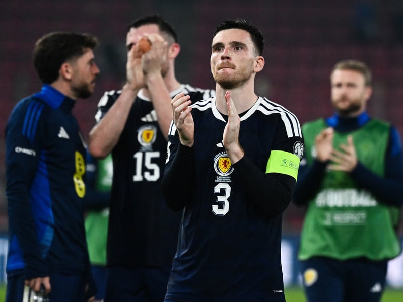 The skipper, the one with so much riding on the outcome as he seeks to realise the dream of playing at a World Cup in what might well prove his last chance. Of course there’s a play-off place banked but he will want to return to Liverpool knowing Scotland are already in North America.