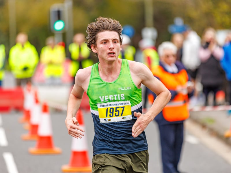 Inspiring runners took part in the Gosport Half Marathon on its 40th anniversary.