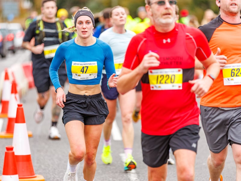 Inspiring runners took part in the Gosport Half Marathon on its 40th anniversary.
