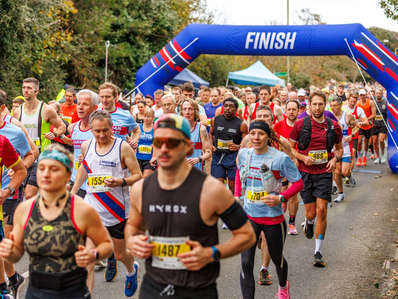 Inspirational runners took part in the Gosport Half Marathon on its 40th anniversary.