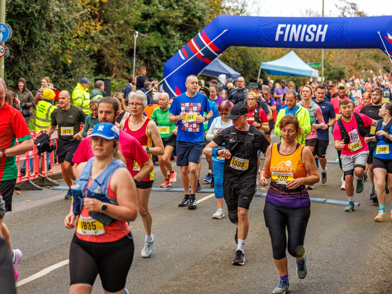 Inspiring runners took part in the Gosport Half Marathon on its 40th anniversary.
