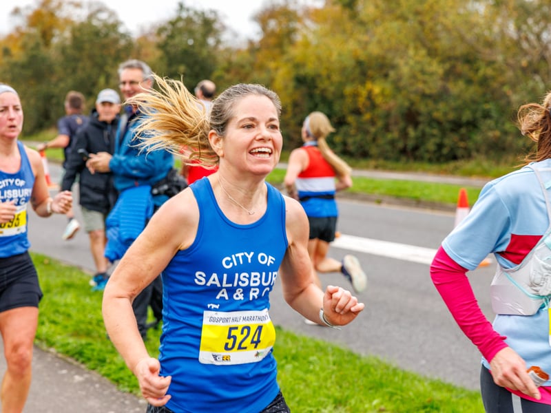 Inspiring runners took part in the Gosport Half Marathon on its 40th anniversary.