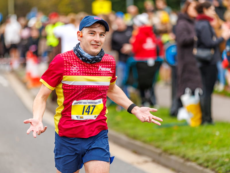 Inspiring runners took part in the Gosport Half Marathon on its 40th anniversary.
