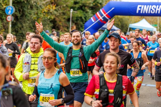 Inspiring runners took part in the Gosport Half Marathon on its 40th anniversary.
