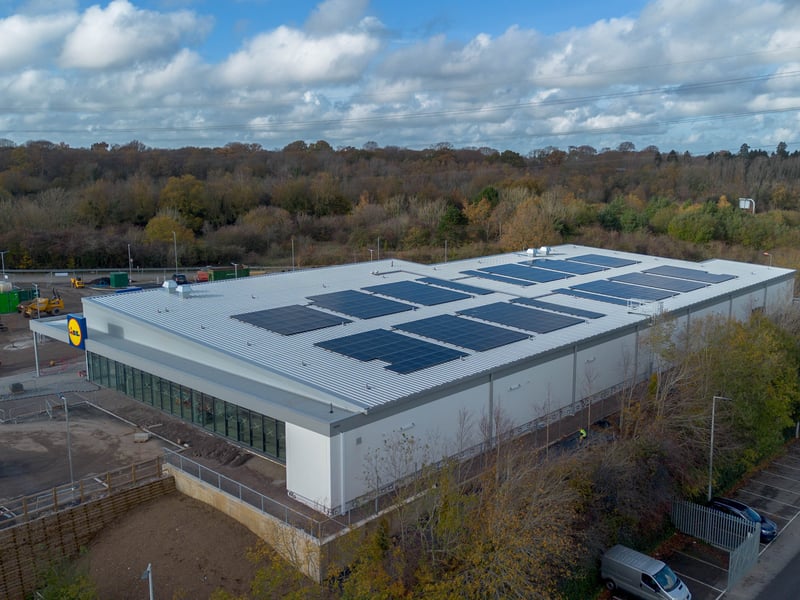 Work to build the new Havant Lidl store in Bedhampton is progressing with the new carpark being created