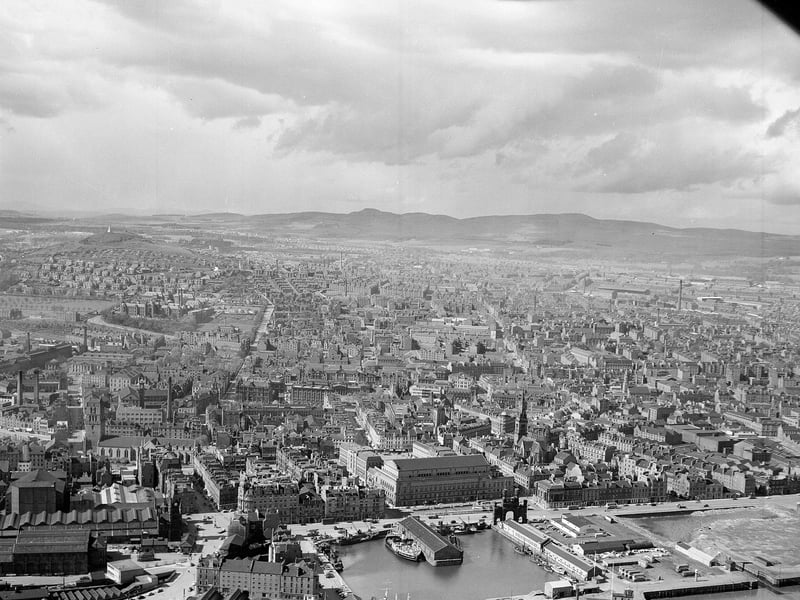 A view over Dundee in March 1957.