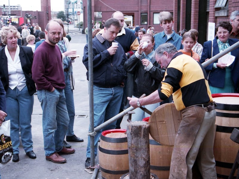 An open day at Wards Brewery, Ecclesall Road, Sheffield, in September 1993