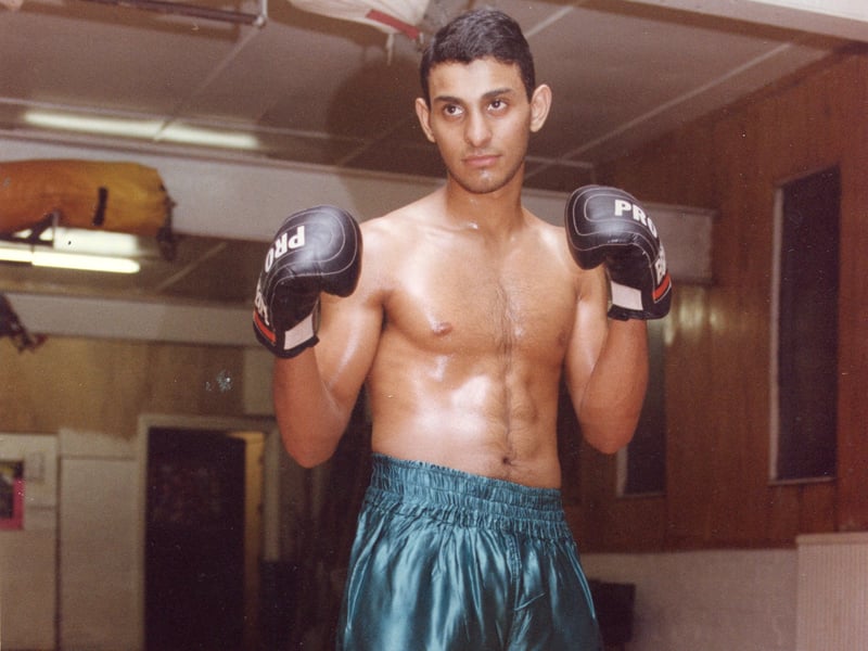 A young 'Prince' Naseem Hamed pictured in 1993