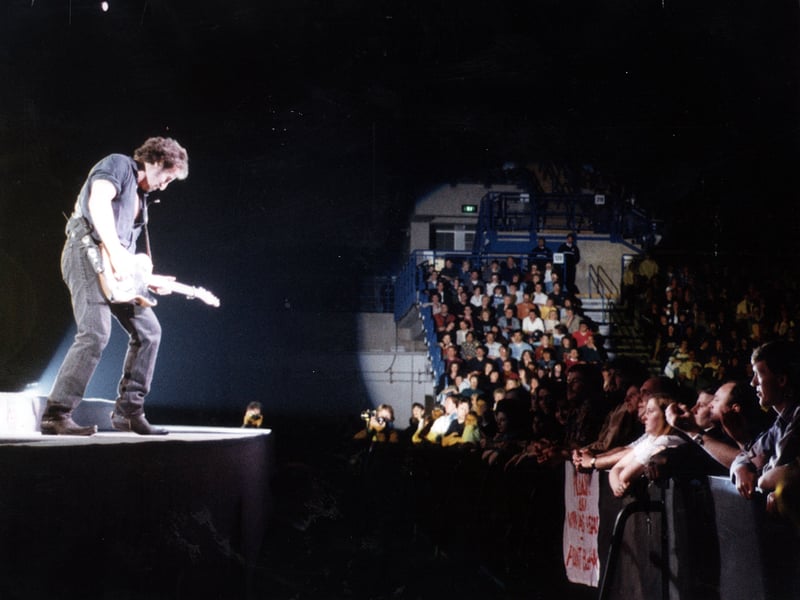 Bruce Springsteen in concert in Sheffield in April 1993