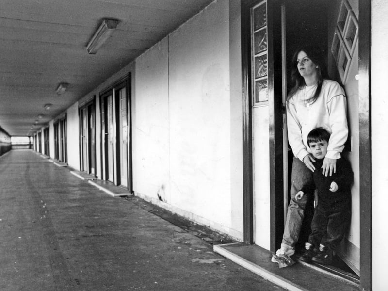 Sue Leeming dreams of moving out of Sheffield's Kelvin flats in June 1993