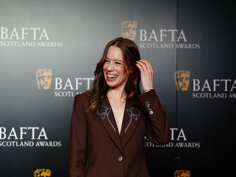 Chloe Pirrie, who most recently starred in the Netflix detective series Dept. Q, attends the BAFTA Scotland Awards 2025