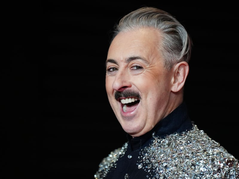 Scottish actor and director Alan Cumming dazzled on the red carpet at the BAFTA Scotland Awards 2025