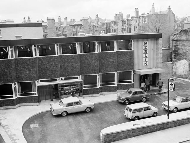 The Merlin pub on Morningside Road in May 1963.
