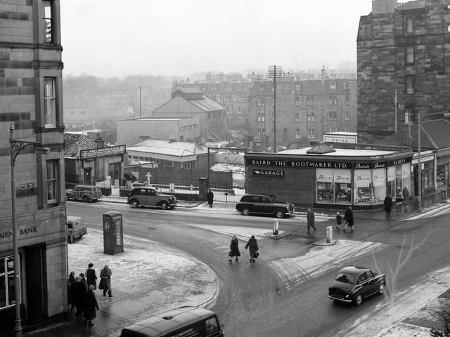 This part of Morningside Road was to be developed by Grampian Properties to create a new supermarket in January 1963.
