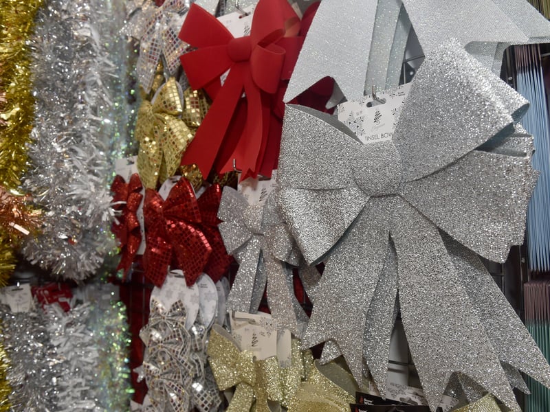 The shop stocks all kinds of Christmas decorations and much more.