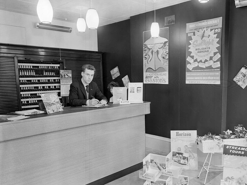 Mackay & Bros Travel Agency, that was converted from Morningside Station, in January 1963.