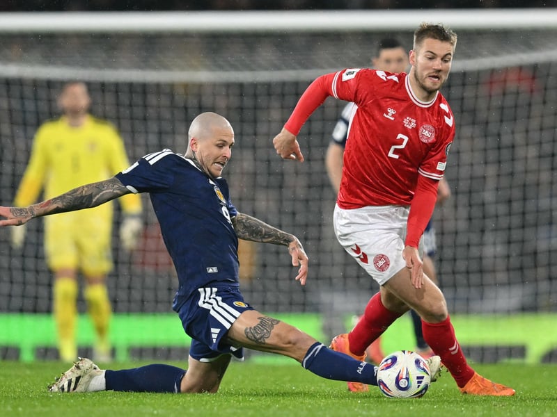 After Che Adams' misses in Piraeus, Clarke turned to Dykes to lead his line. It was a bold move by the boss. The big striker put in a ton effort and physicality but didn't get a sniff off a chance. No surprise to see him taken off just after the hour mark as Scotland chased another goal given that he was starting to tire. 6