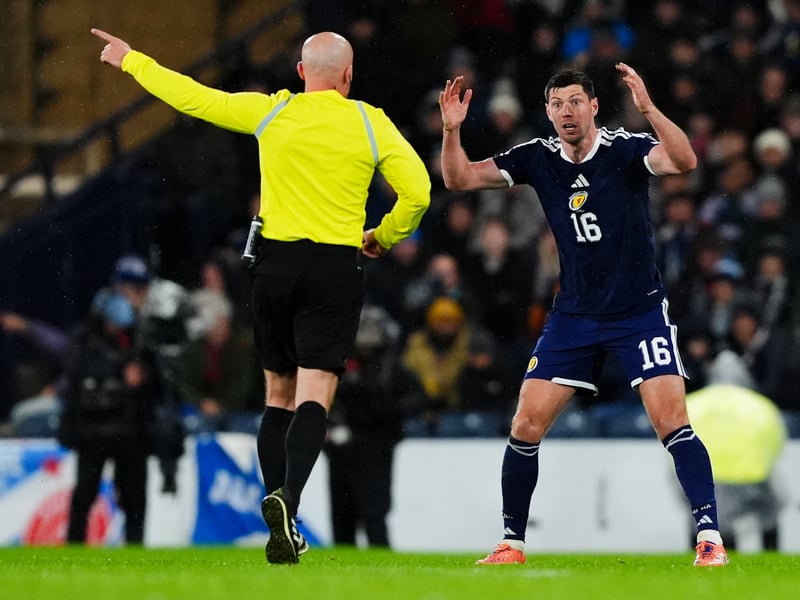 One of two changes made by head coach Steve Clarke as he opted for the pace and mobility of McKenna in the centre of his defence. Was given a true test by the Danes, who flooded forward even with ten men. Held firm under enormous pressure towards the end. 8