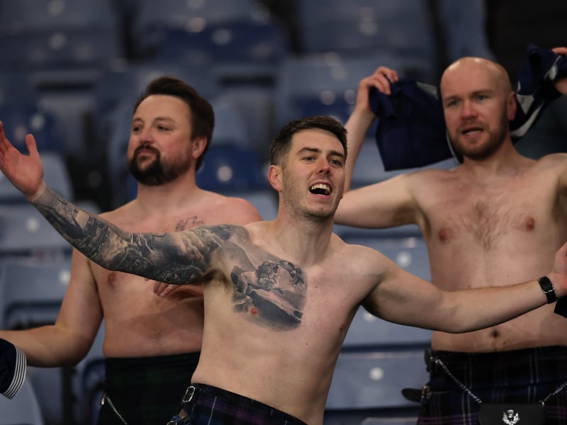 It was a cold night, so fair play to these lads!
