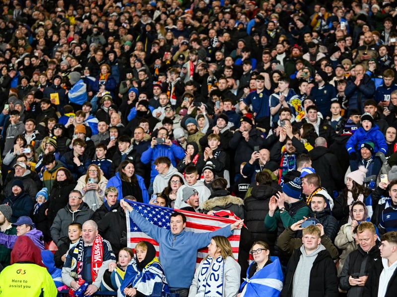 Scotland fans are delirious