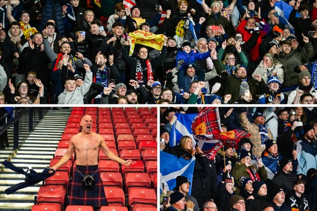 Here are the best photos from Scotland's historic 4-2 win over Denmark at Hampden Park on Tuesday night.