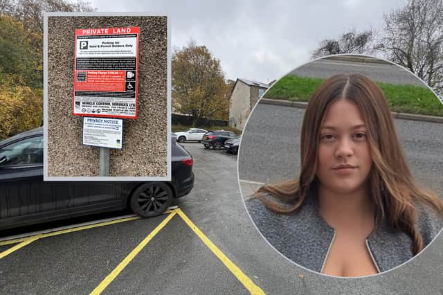 VCS has dropped a demand for £170 from Sophie Culf from a car park off Ecclesall Road.