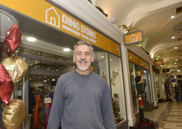 Danny Elsom of Ding Dong - a new homeware store which is open in Cascades Shopping Centre.