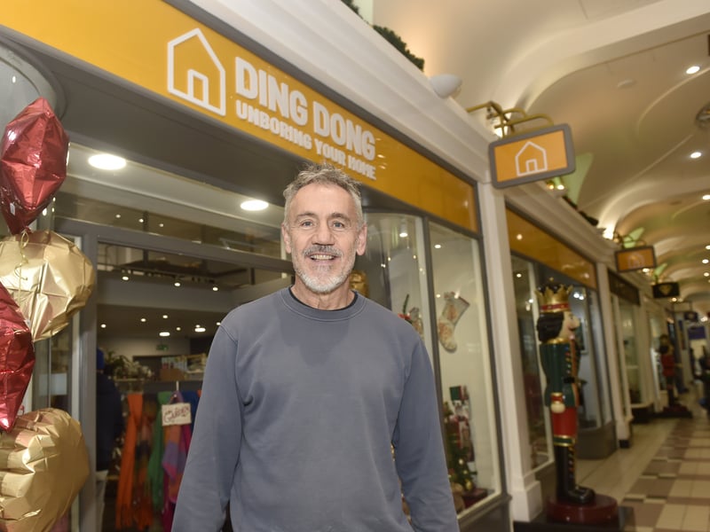 Danny Elsom of Ding Dong - a new homeware store which is open in Cascades Shopping Centre.