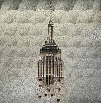 I absolutely loved this mosaic as soon as I entered the historic building.