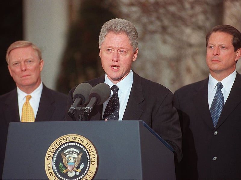 U.S. President Bill Clinton became only the second president to be impeached (Andrew Johnson was the first in 1868) over the Monica Lewinsky scandal. He would not be the last...