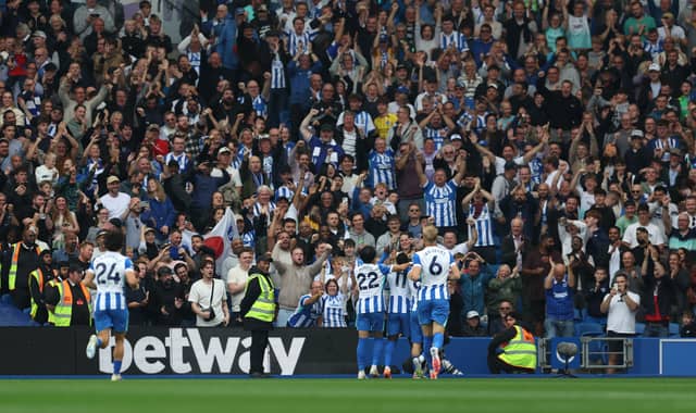 Where Brighton are predicted to finish in the Premier League this season, according to Opta.