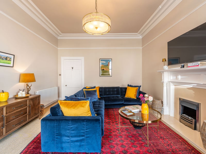 This first-floor flat thoughtfully blends contemporary design with the character of the period property.