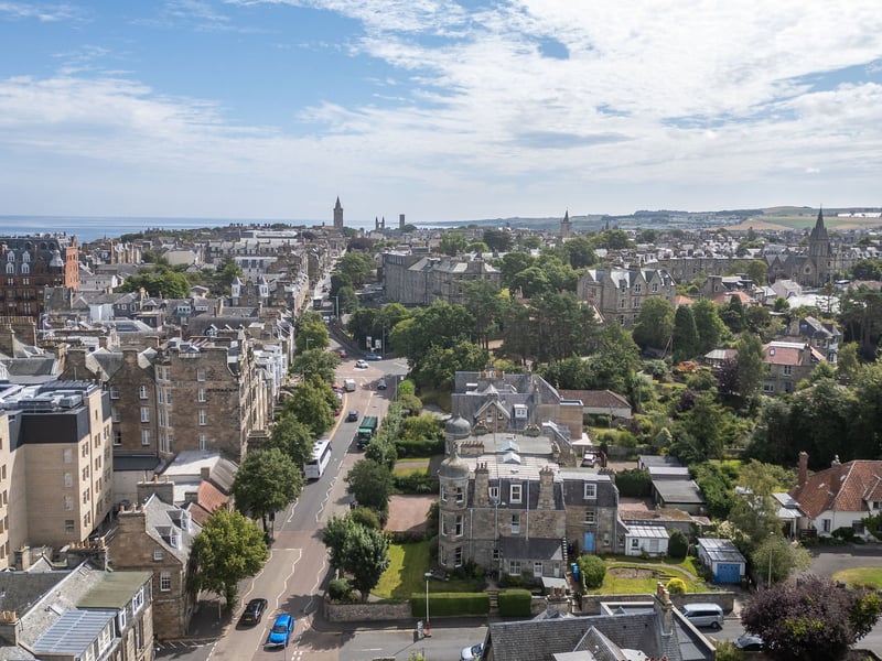 Windmill Road is a sought-after address in the coastal Fife town.