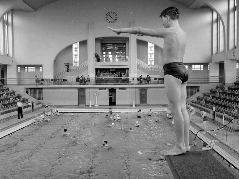 Aberdeen's Bon Accord Baths in September 1958.