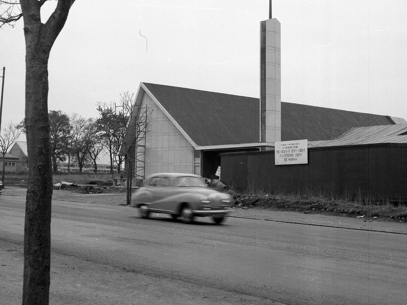 Aberdeen new Mormon Church in December 1964.