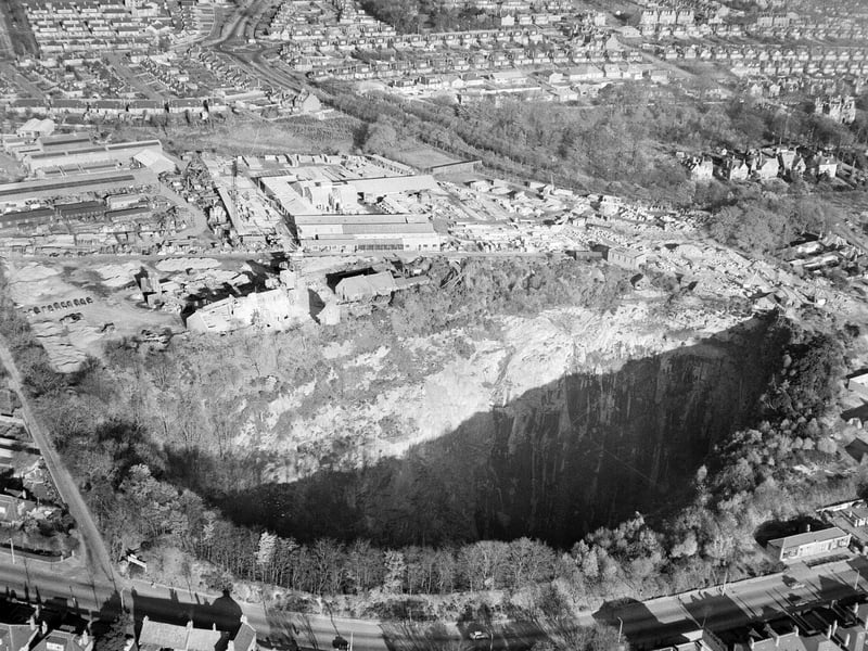 Aberdeen's Rubislaw Quarry in 1964.