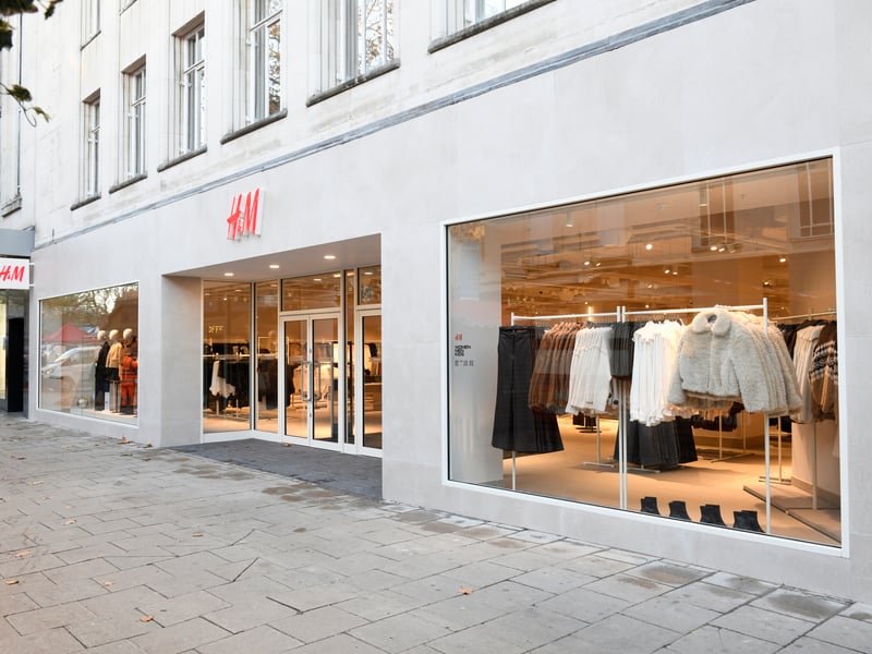 The new-look H&M shop in Commercial Road