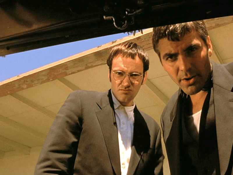 Written by Quentin Tarantino and directed by Robert Rodriguez, this film is a seminal example of genre-smashing. It begins as a brutal heist thriller before abruptly transforming into a vampire-horror splatter-fest at the border, confounding and delighting audiences. Salma Hayek was famously conned into taking the role, despite her severe fear of snakes, after Rodriguez convinced her Madonna was ready to take the part.