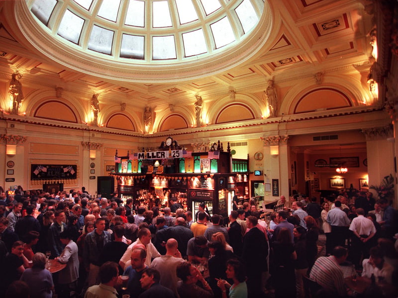 Friday night in the Counting House, on George Square, Glasgow, in 1998